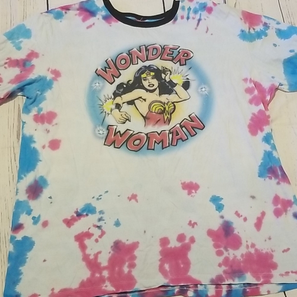 DC Comics Tops - 164 Tie dyed tshirt Wonder Woman 2XL